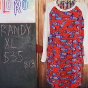 NWT large LuLaRoe Randy top Clearance Best price!